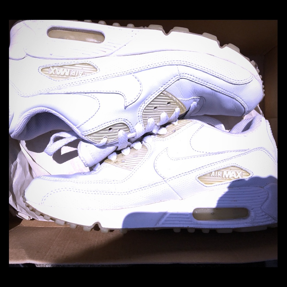 NIKE White air max 90 classics size 6